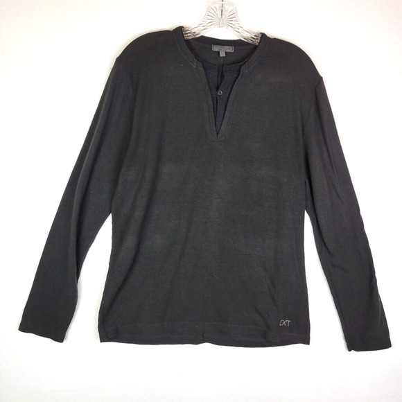 Diktat Other - Diktat Mens Knit Viscose Wool Lightweight Sweater Size Large Black Made in Italy